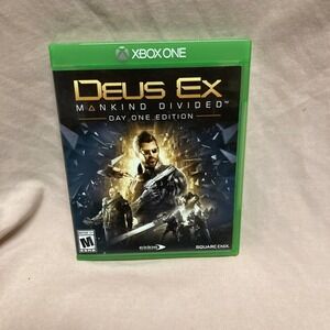 Deus Ex: Mankind Divided -- Day One Edition (Microsoft Xbox One, 2016)